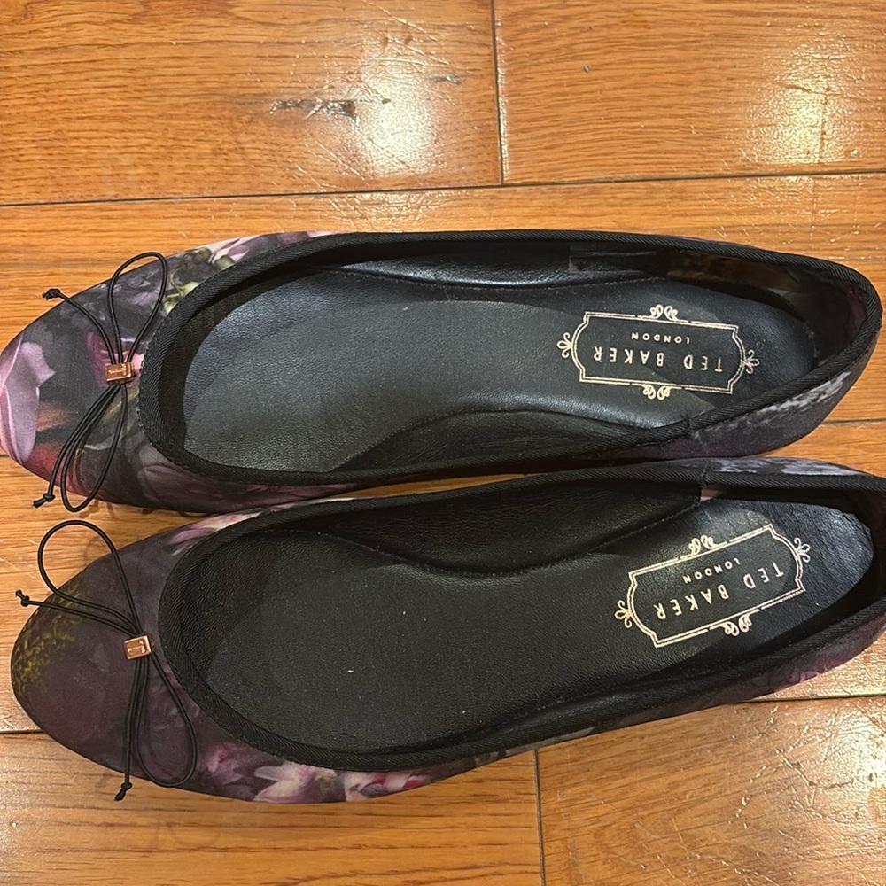 Ted baker floral flats